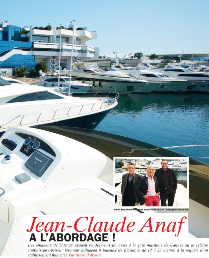 Jean-Claude Anaf à l’abordage